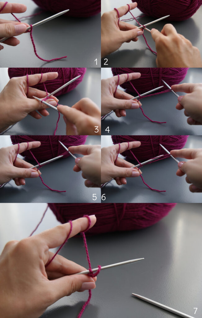 Cable cast on knitting method Home of Yarns