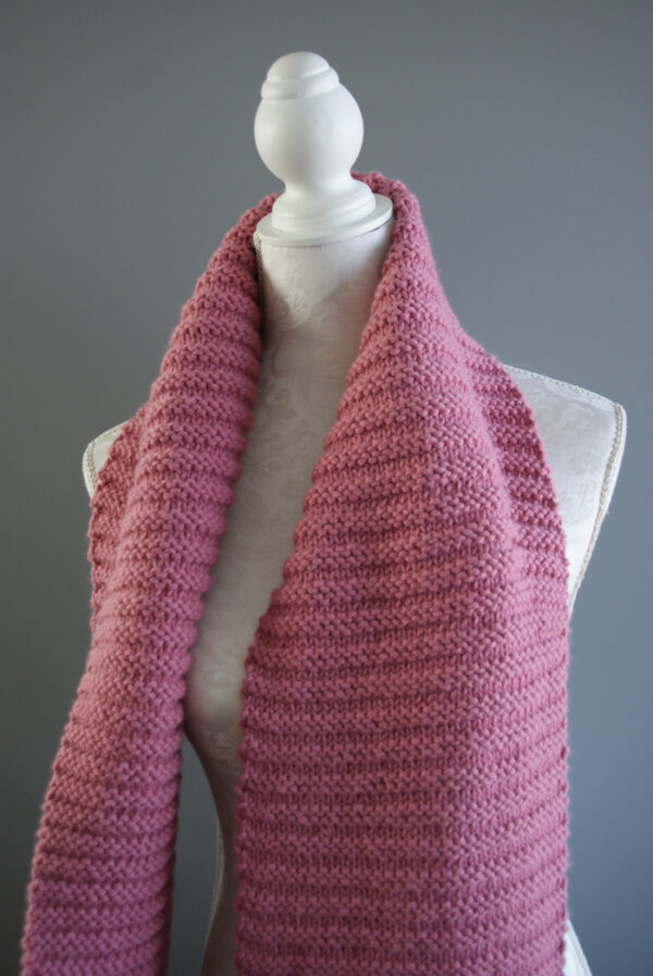 Snug Ribbed Scarf Knitting Pattern - Image 2