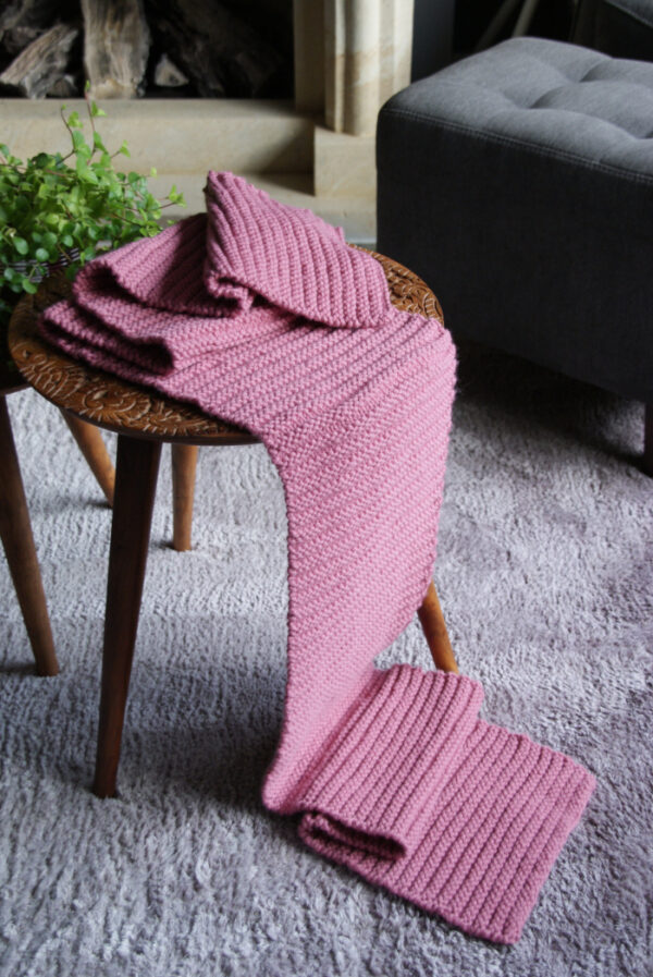 Snug Ribbed Scarf Knitting Pattern - Image 6