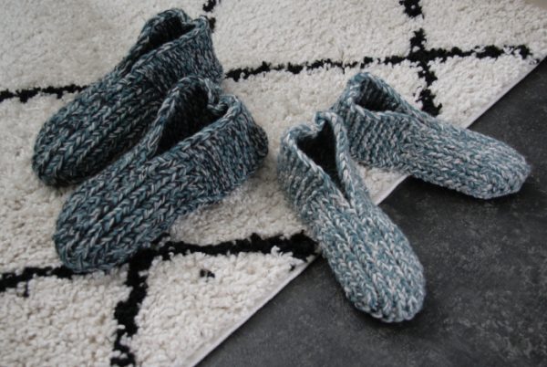 Quick Comfy Slippers Knitting Pattern - Image 6