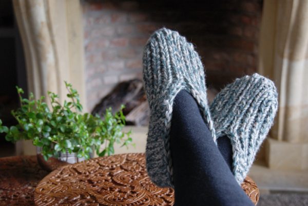 Quick Comfy Slippers Knitting Pattern - Image 7