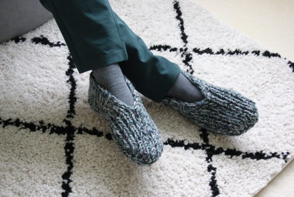 Quick Comfy Slippers Knitting Pattern - Image 8